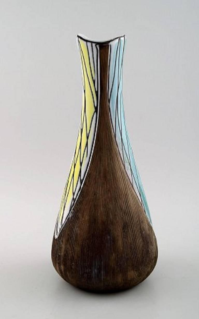 Mari Simmulson For Upsala Ekeby Ceramic Vase, 1950s 1960s. photo furniture