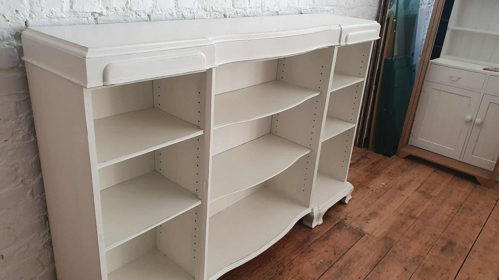 photo furniture Massive Vintage Mahogany Bookcase Shelves Shop Display From Harrods Adjustable Shelves Hand Painted In Farrow And Ball