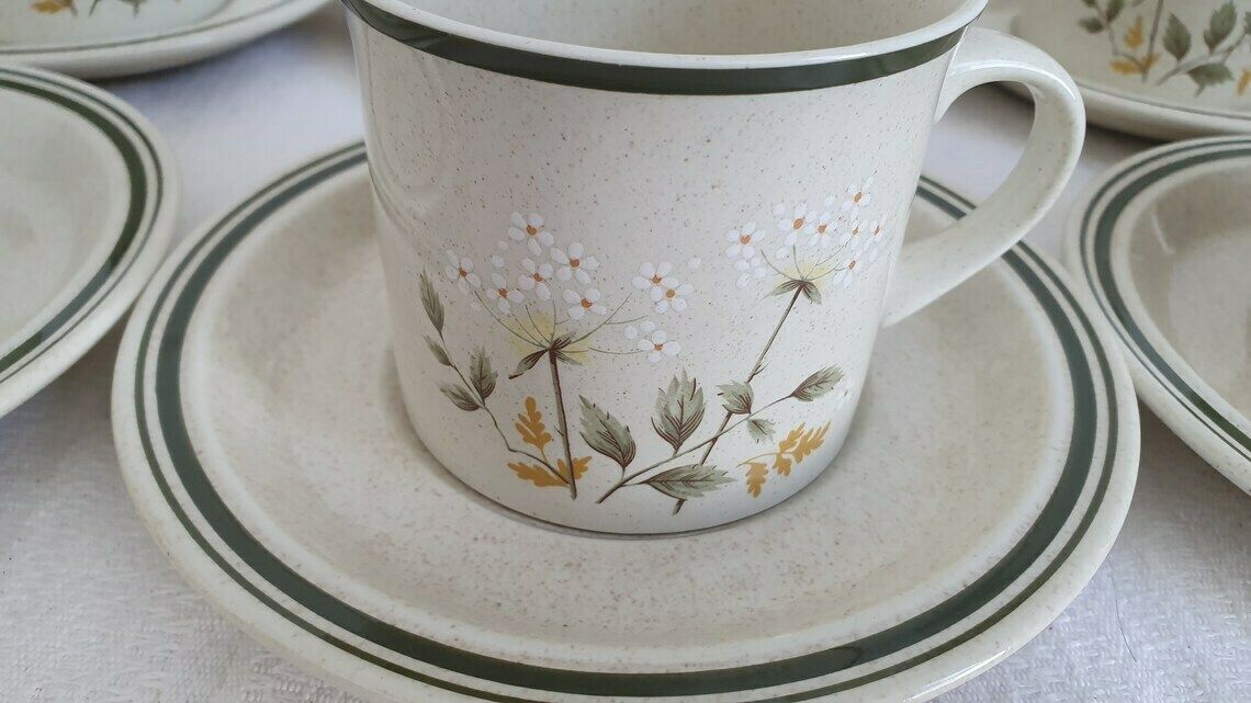 Quality Vintage Retro Tea Set Tea Service For 6 1977 Will ‘O The Wisp Royal Doulton photo Home Decor