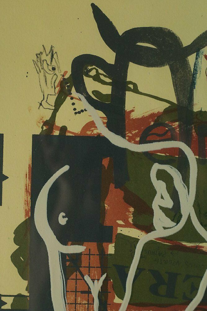Poul Esting, Carmen, Color Lithograph, Framed photo 414.0