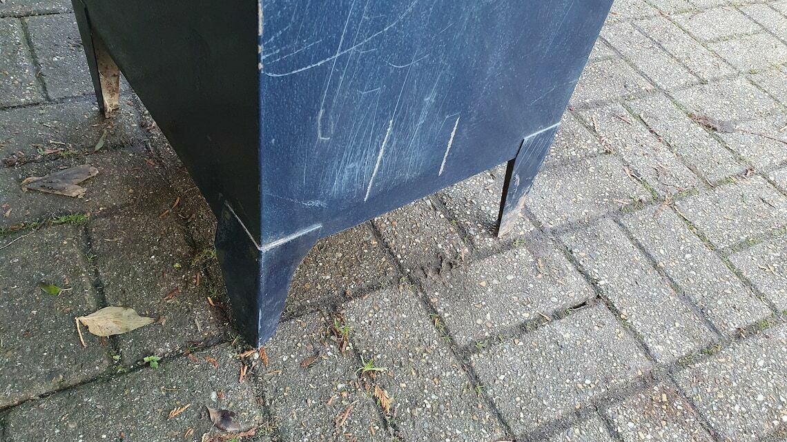 photo furniture Vintage Retro Metal Collector Artisan Workshop Storage Drawers 1960's Organiser