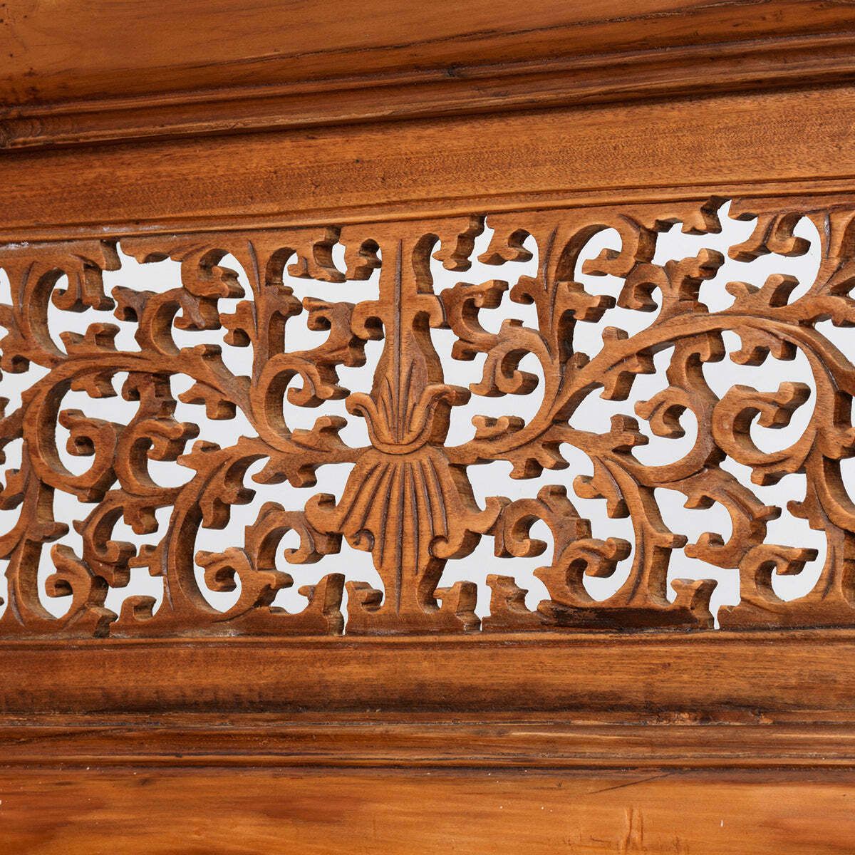 Four Seasons Antique Carved Screen photo for sale