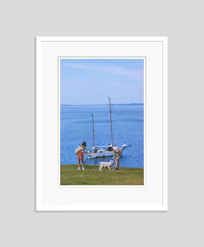 A Summer Yachting Trip By Toni Frissell Archival Pigment Print Framed In White