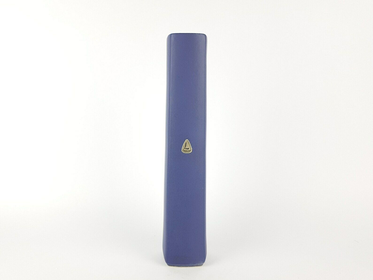 Vintage Elegant Blue Purple Lapitesta Kunst Töpferei Vase West German Pottery E/30 1960s