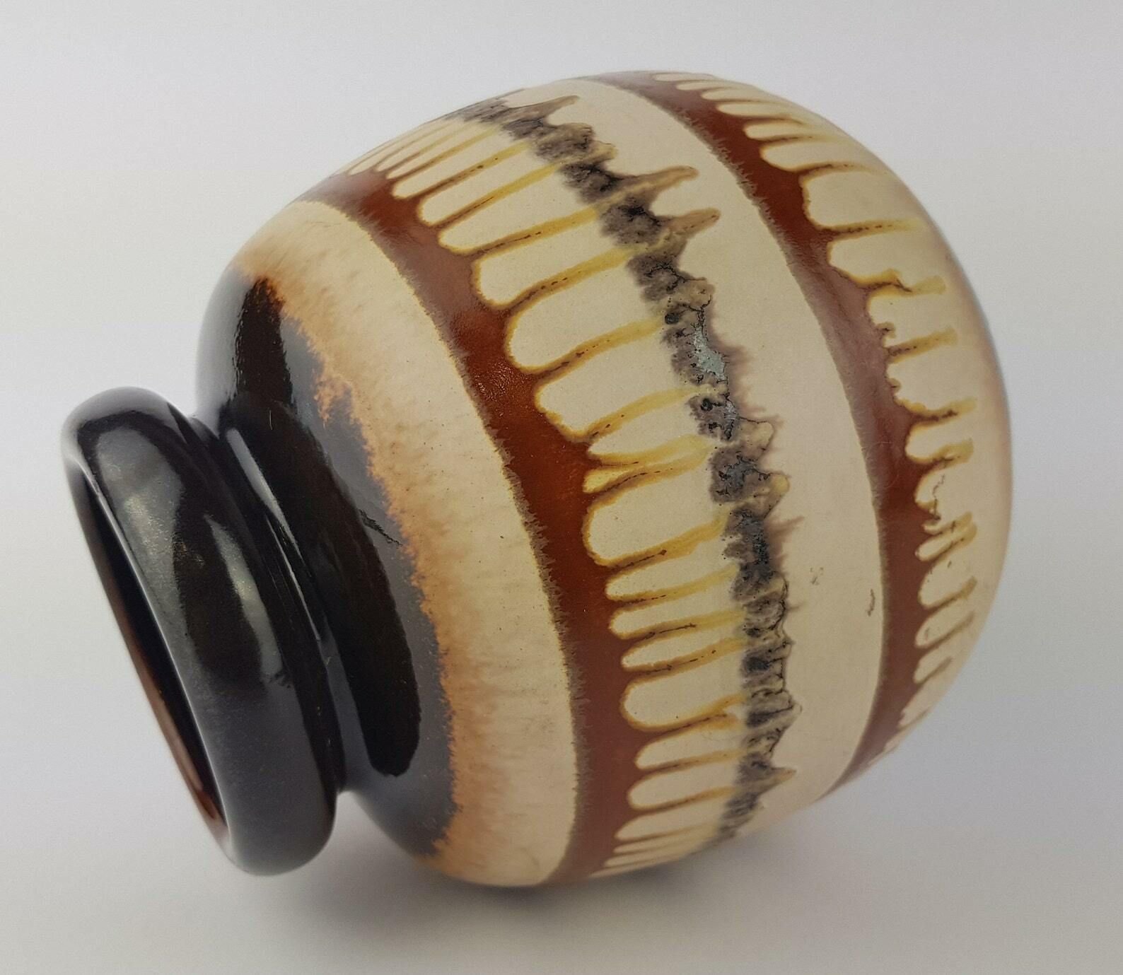 Vintage Scheurich Keramik Fat Lava Ceramos Vase, 284 19, West Geman Pottery 1970s photo Home Decor