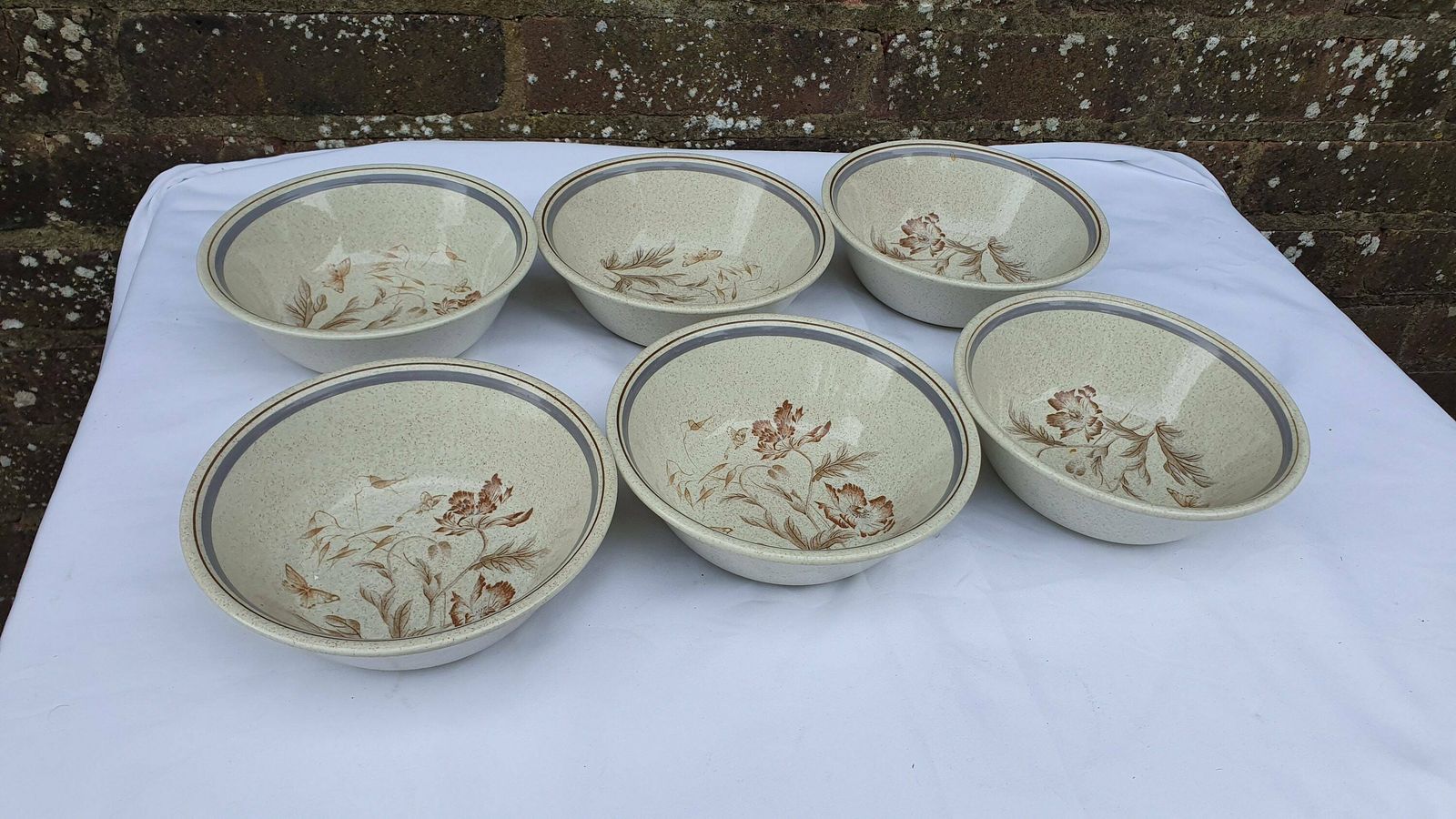Large Quality Retro Tea And Dinner Service Royal Albert Summer Fantasy C1972 photo vintage