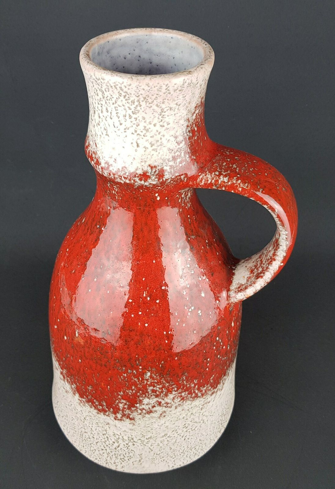 Vintage Karlsruher Majolika Oxblood Vase 9029 By Friedegart Glatzle 1960s photo for sale