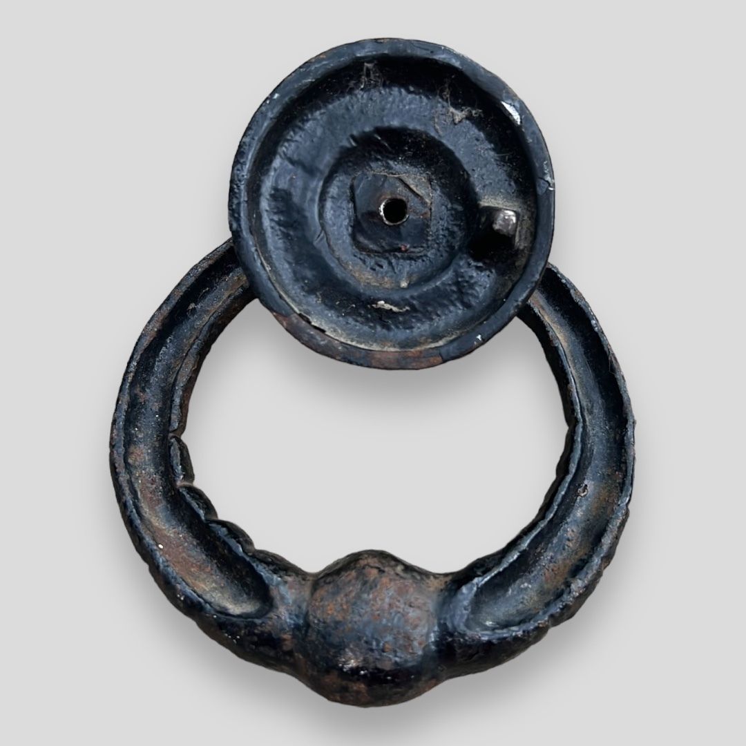 Antique Cast Iron Door Knocker, Letterbox And Striker photo 275.0