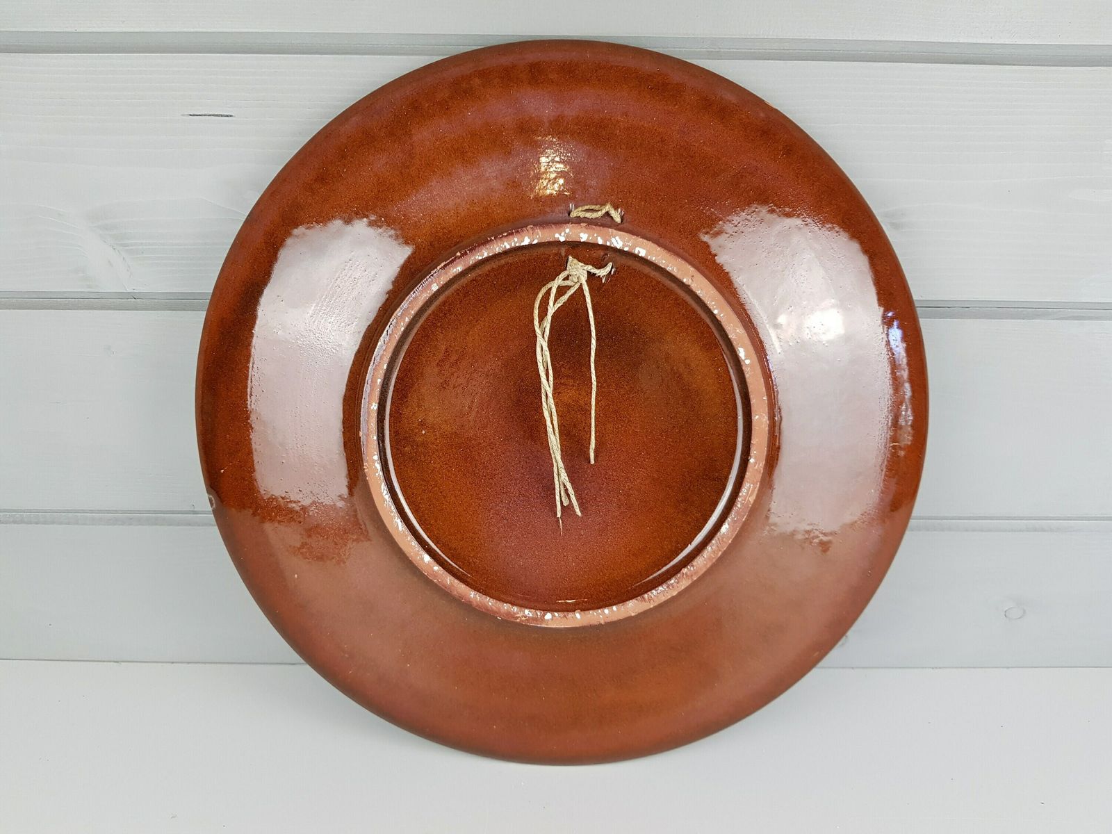 Xxl Marei Keramik (Majolikafabrik Rheinbach) Wall Plate Floral Decor West German Pottery 1970s photo Art