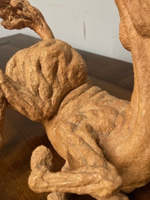 Bellissima Scultura Alberto Ricci Roma XX Secolo Arte Contemporanea In Terracotta . Mis 36 X 25 photo buy
