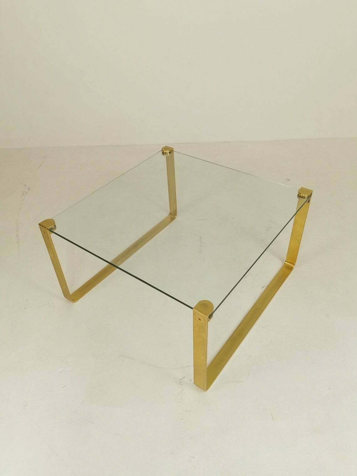 Brass Coffee Table By Friedrich Wilhelm Möller For Ronald Schmitt, 1970s photo furniture