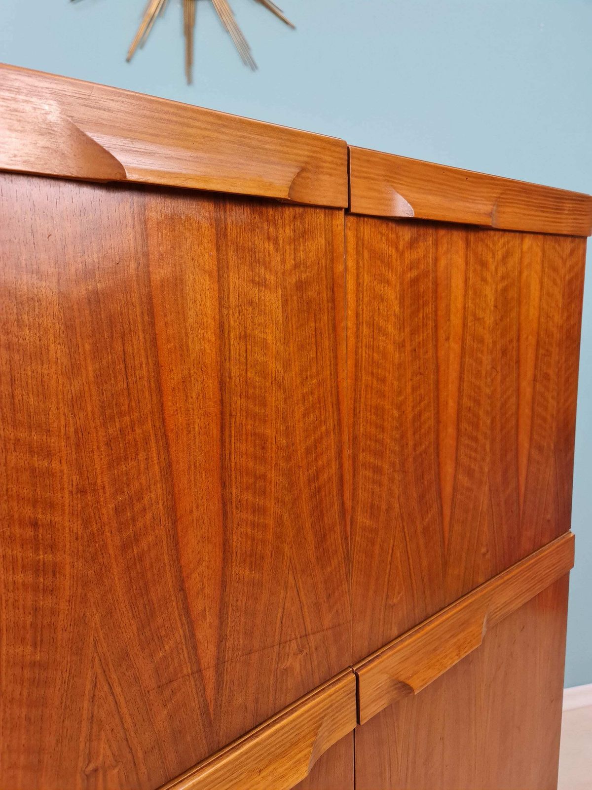 Highboard Walnut Sideboard From The 50s German By Palette Work Furniture Modern Walnut photo vinterior