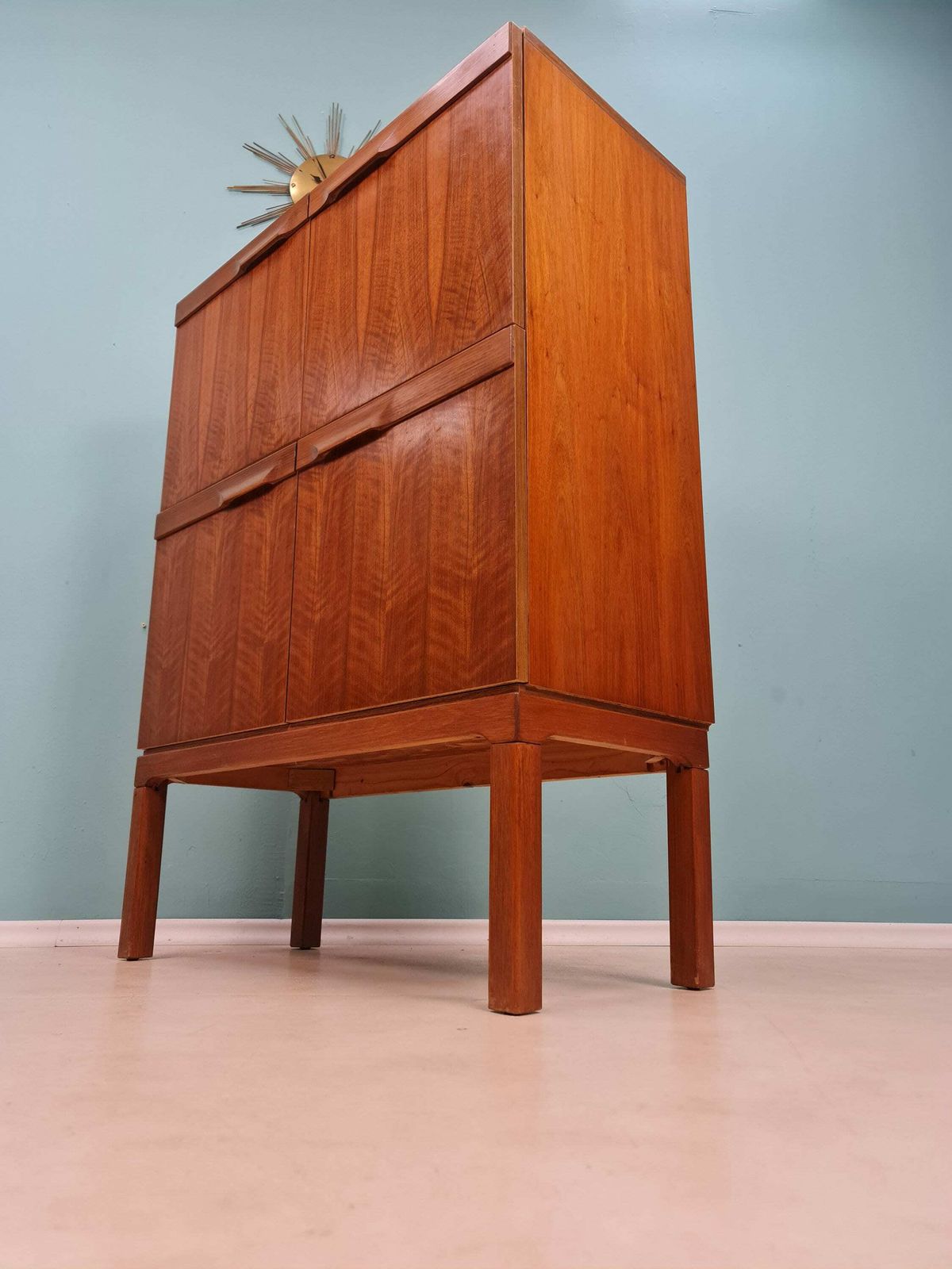 Highboard Walnut Sideboard From The 50s German By Palette Work Furniture Modern Walnut photo buy