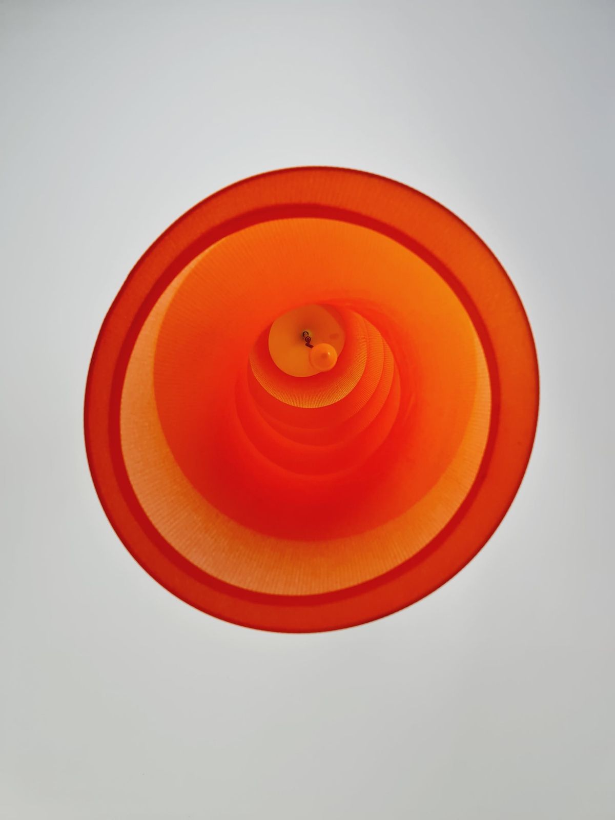 photo furniture Italian Orange Milano Falkland Pendant Lamp By Bruno Munari For Danese, 1970s