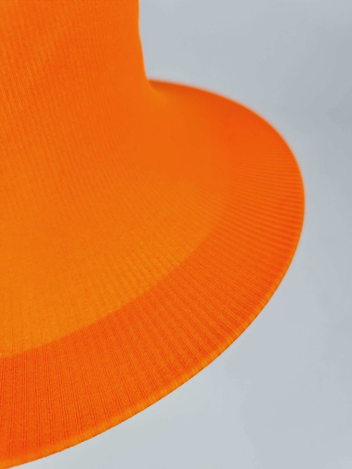 photo for sale Italian Orange Milano Falkland Pendant Lamp By Bruno Munari For Danese, 1970s