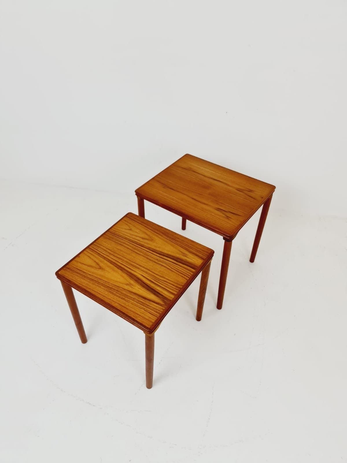 Mid Century Danish Teak Nesting Tables By Ew Bach For Møbelfabrikken, 1960s, Set Of 2 photo buy