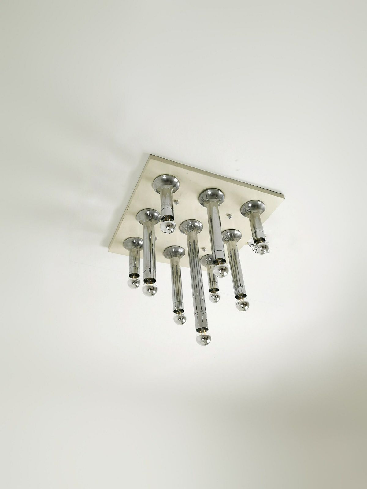 Rare Vintage Large Chandelier, Ceiling Lamp By Motoko Ishii For Staff, 1960s photo furniture