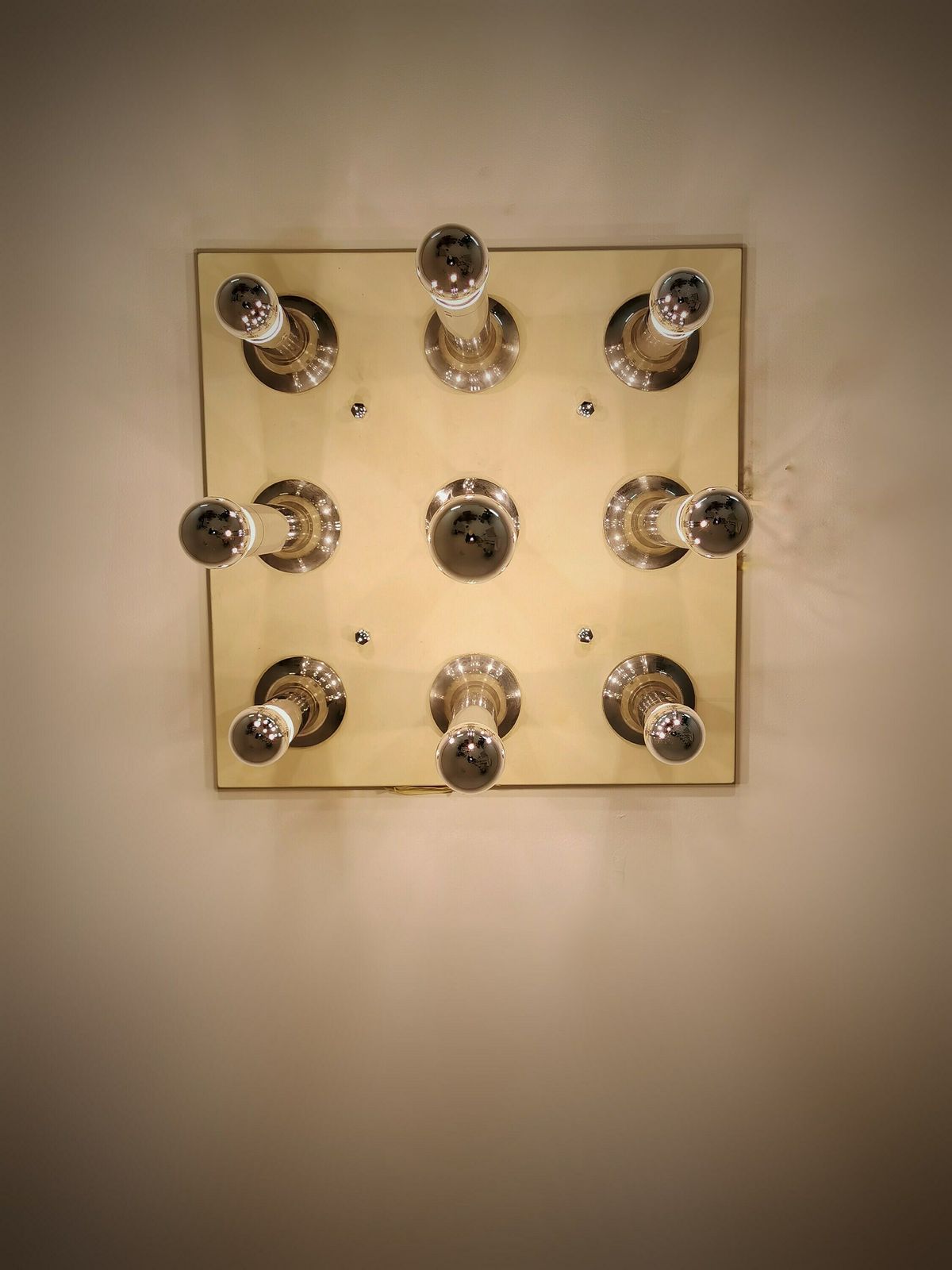 Rare Vintage Large Chandelier, Ceiling Lamp By Motoko Ishii For Staff, 1960s photo vinterior