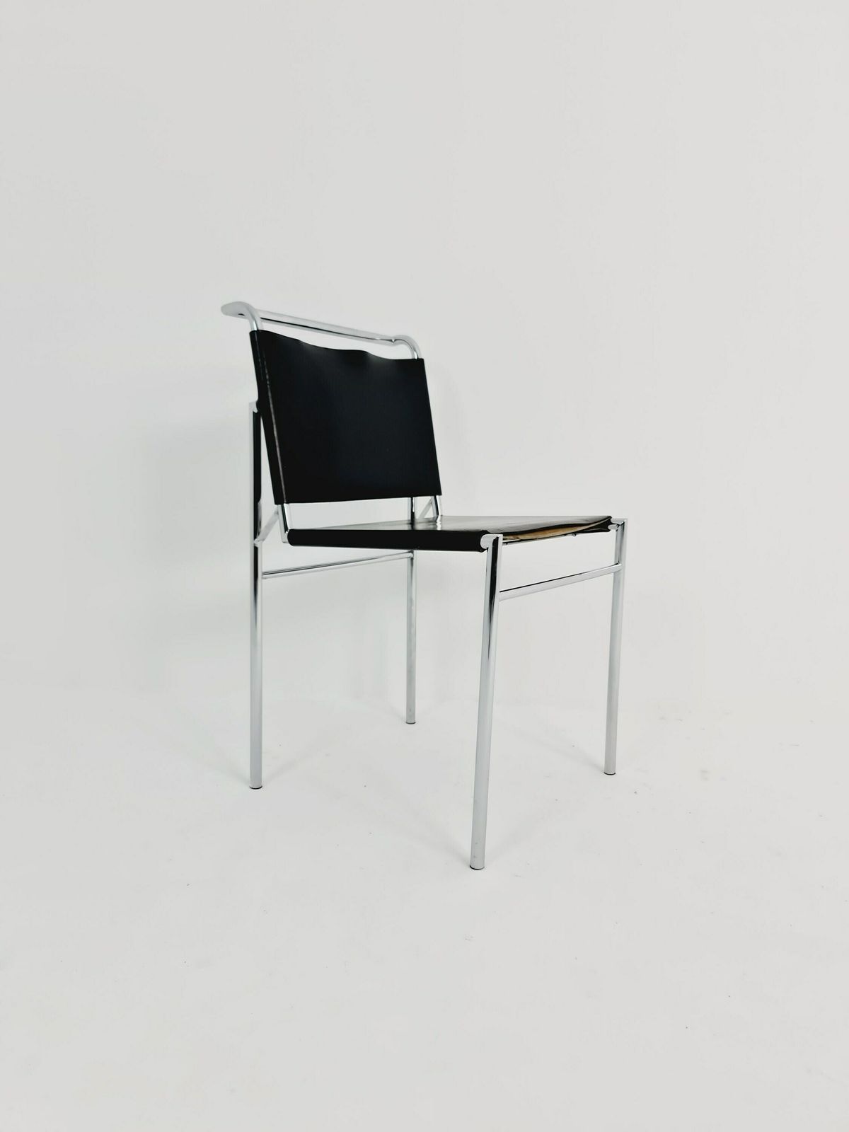 Classicon Roquebrune Chair In Black With Chrome Legs By Eileen Gray, 1970s photo 700.0