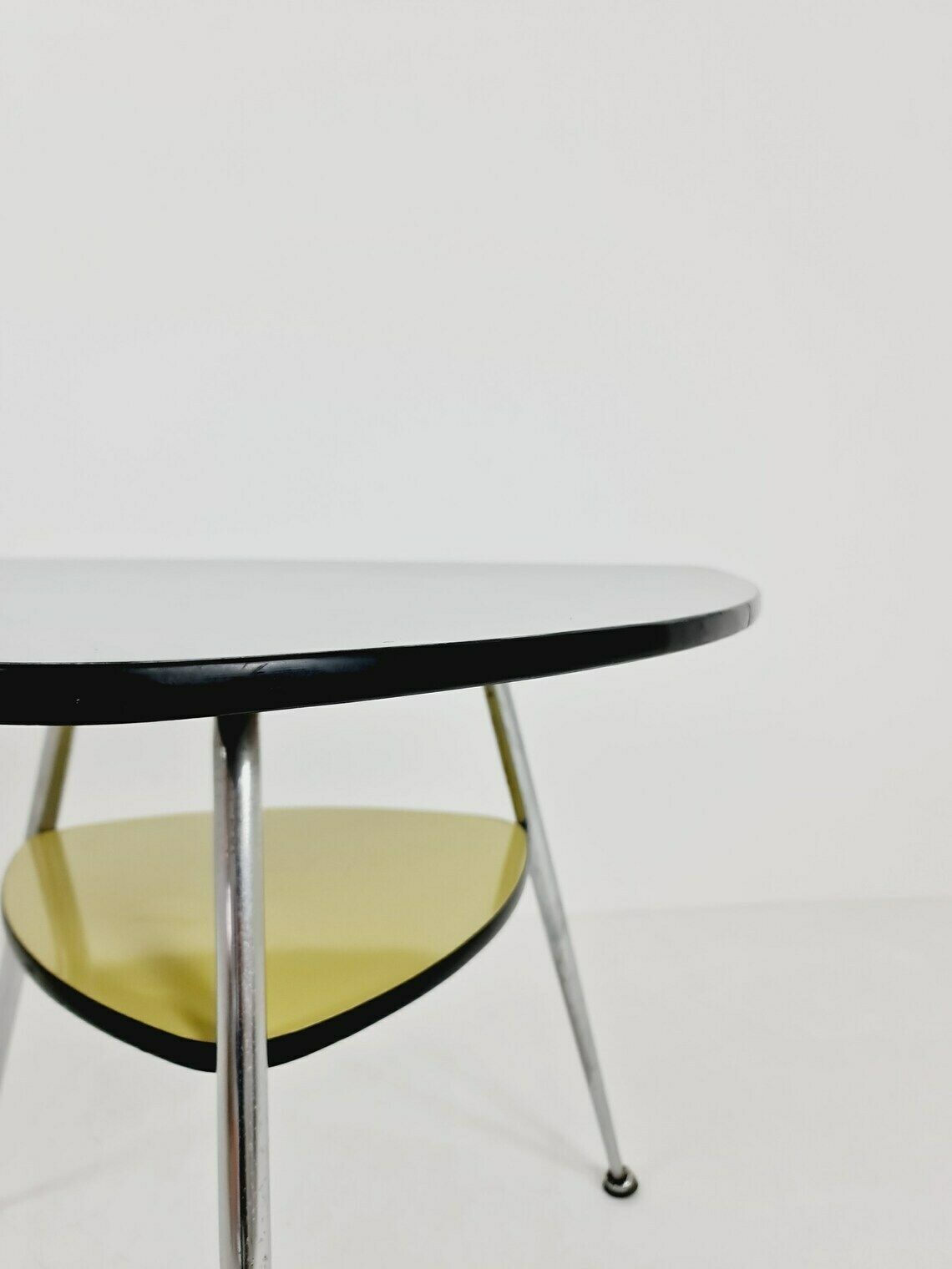 German Mid Century Tripod Coffee Table By Mauser Werke Waldeck 1950s photo vinterior