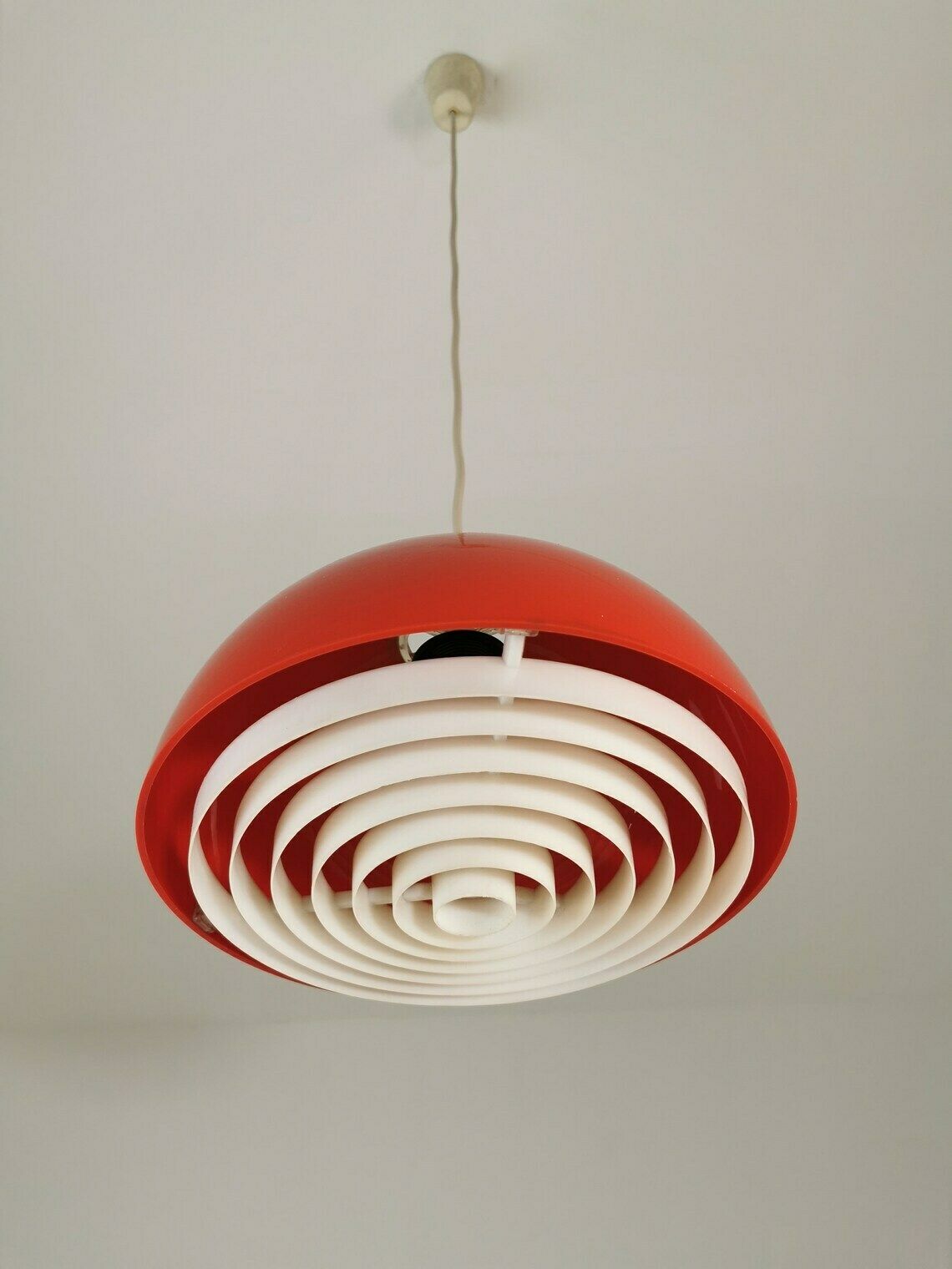 Space Age \Vintage Lamp Hanging Lamp, Pendant Lamp, Pop Art 70s photo for sale