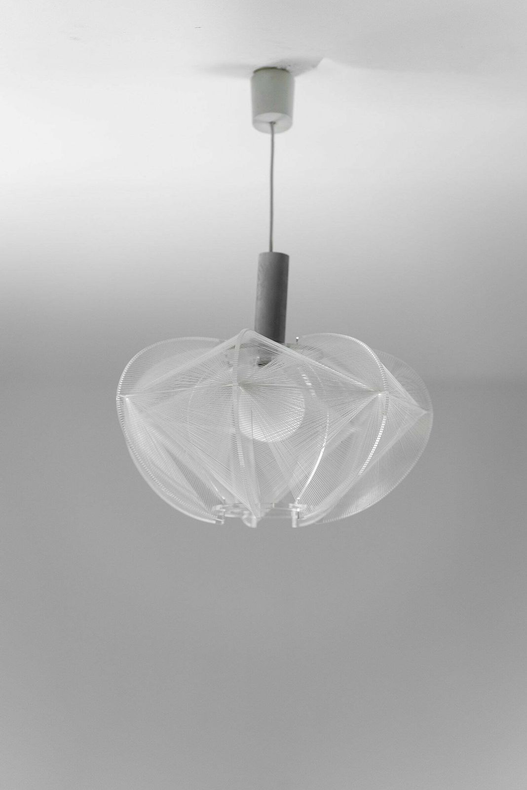 Mid Century Swag Pendant Lamp By Paul Secon For Sompex Germany 1960s photo furniture