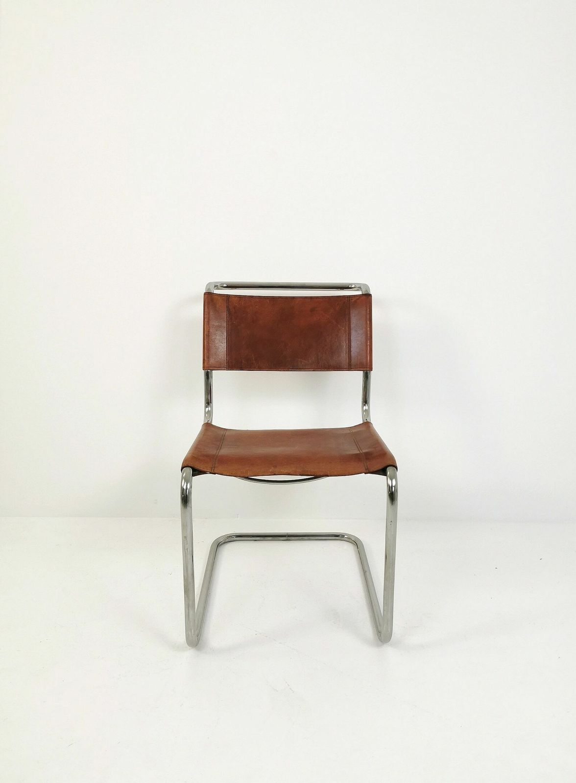 1 Of 6 Mid Century Vintage S33 Chair By Mart Stam & Marcel Breuer From Thonet 1980s photo for sale