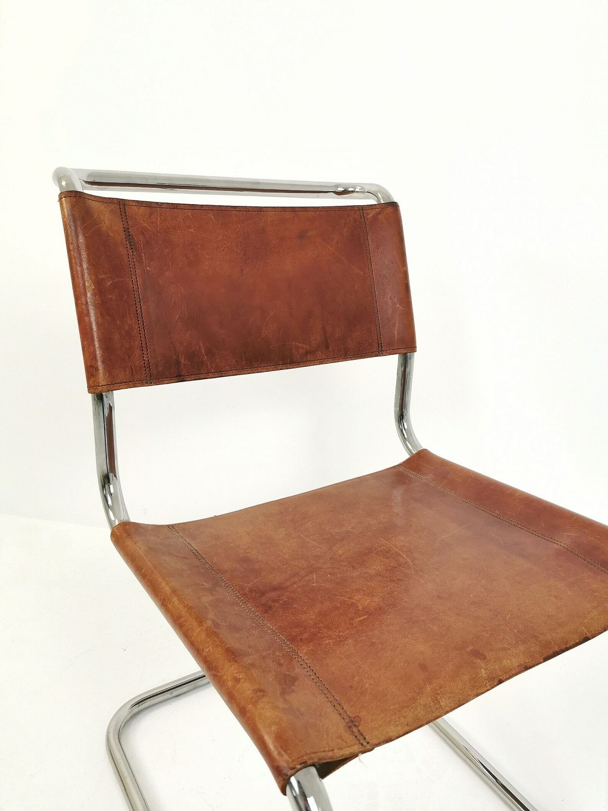 1 Of 6 Mid Century Vintage S33 Chair By Mart Stam & Marcel Breuer From Thonet 1980s photo 1292.0