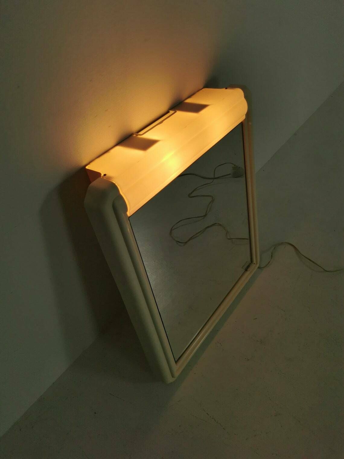 photo furniture Rare Allibert \Space Age A925 Model Mirror Made In France 1970s