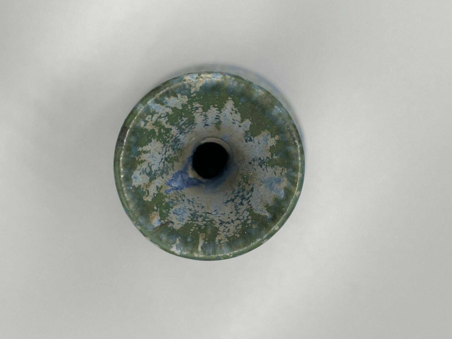 Bruno Karlsson Narrowneck Vase, Stoneware, Ego Atelier, Signed Sweden 1960s photo vintage