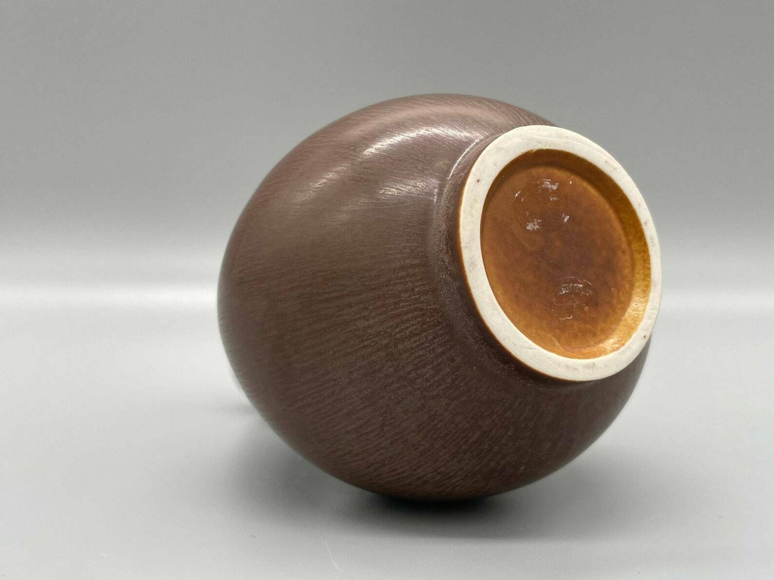 Bruno Karlsson Small Narrow Necked Vase, Stoneware, Sweden 1960s photo 70.0