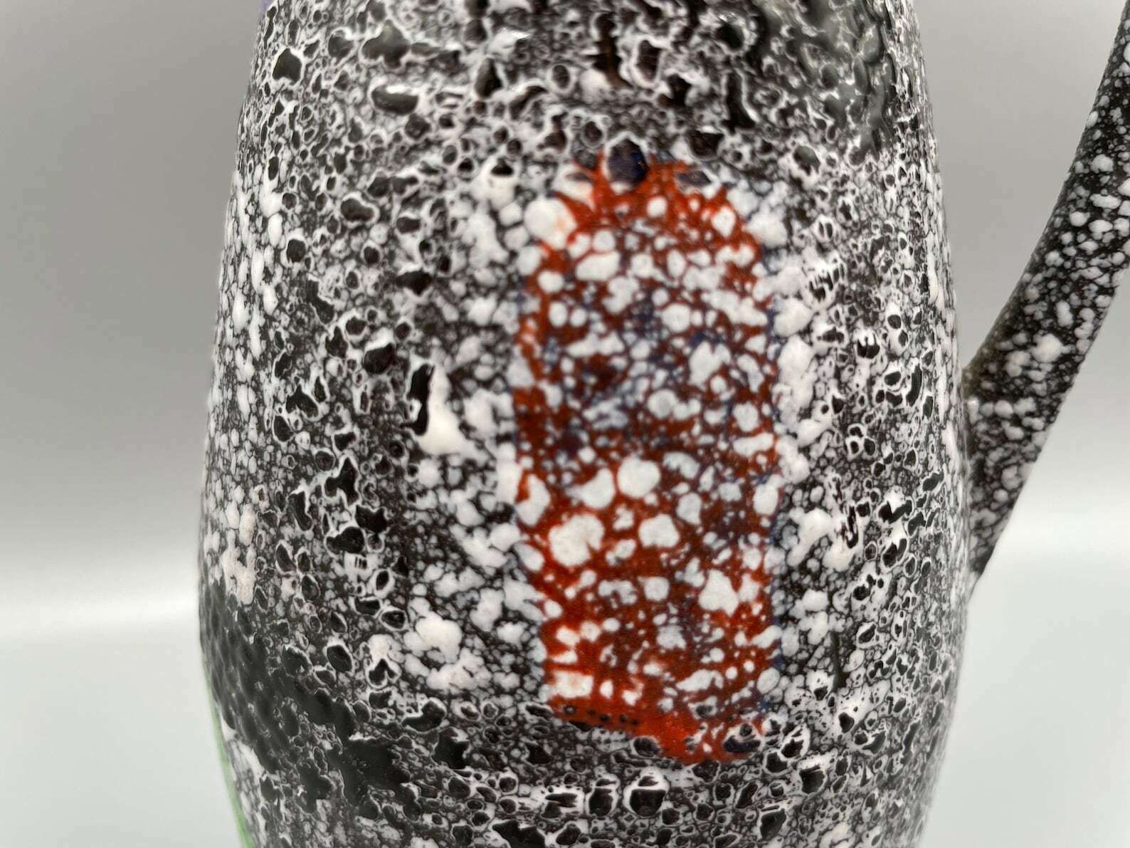 Beautiful Vase By Bodo Mans Dekor Teheran For Bay Keramik, Germany, 1961 photo vinterior