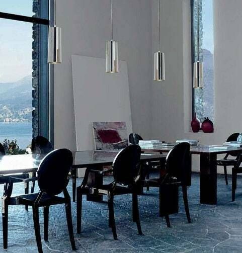 Gray Easy Hanging Lamp By Ferruccio Laviani For Kartell, Italy 20s photo vinterior