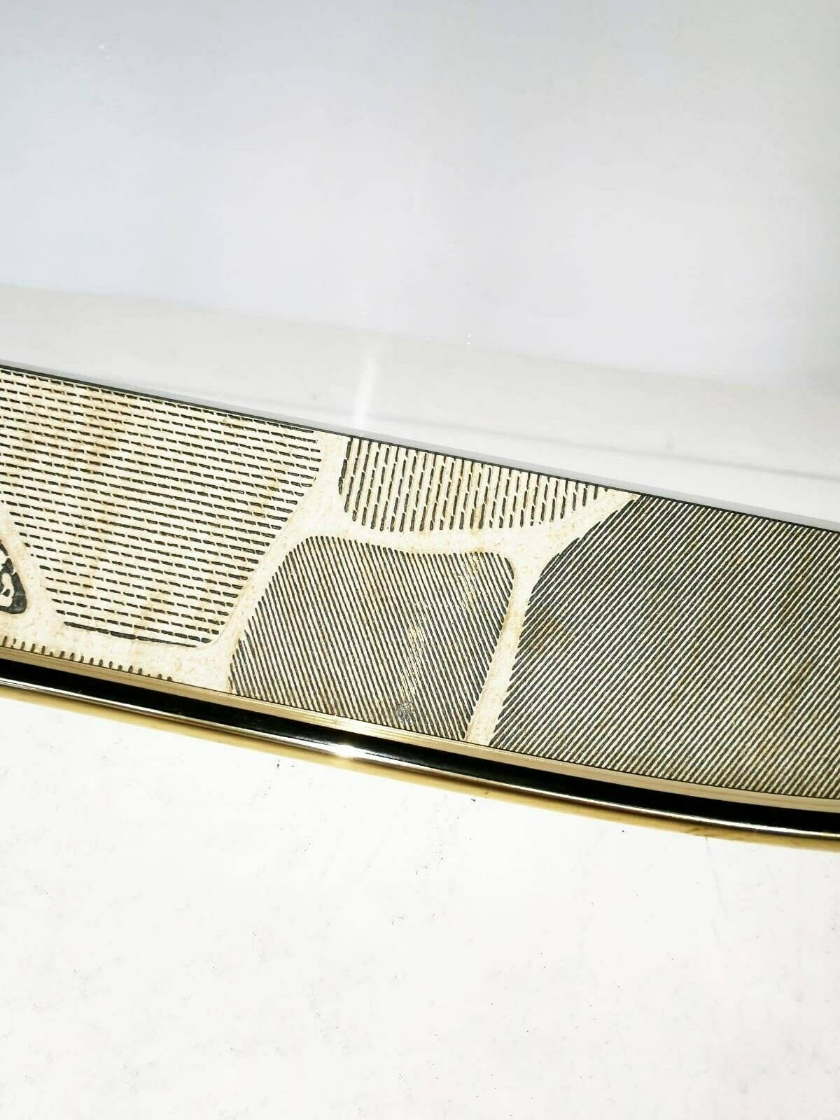 Mid Century Asymmetric Mirror Original Kidney Mirror Standard Style From The 50s 60s photo 410.0