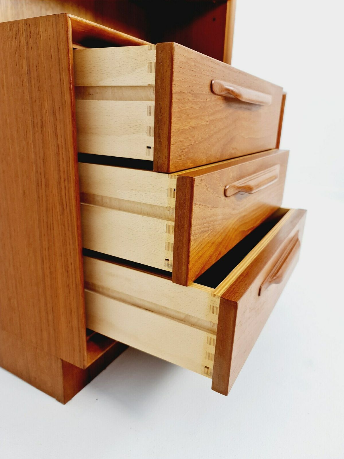 Scandinavian Bookshelf With Chest Of Cabinet Teak Veneer From The 60s By Strobeck Danish Design photo 1066.0