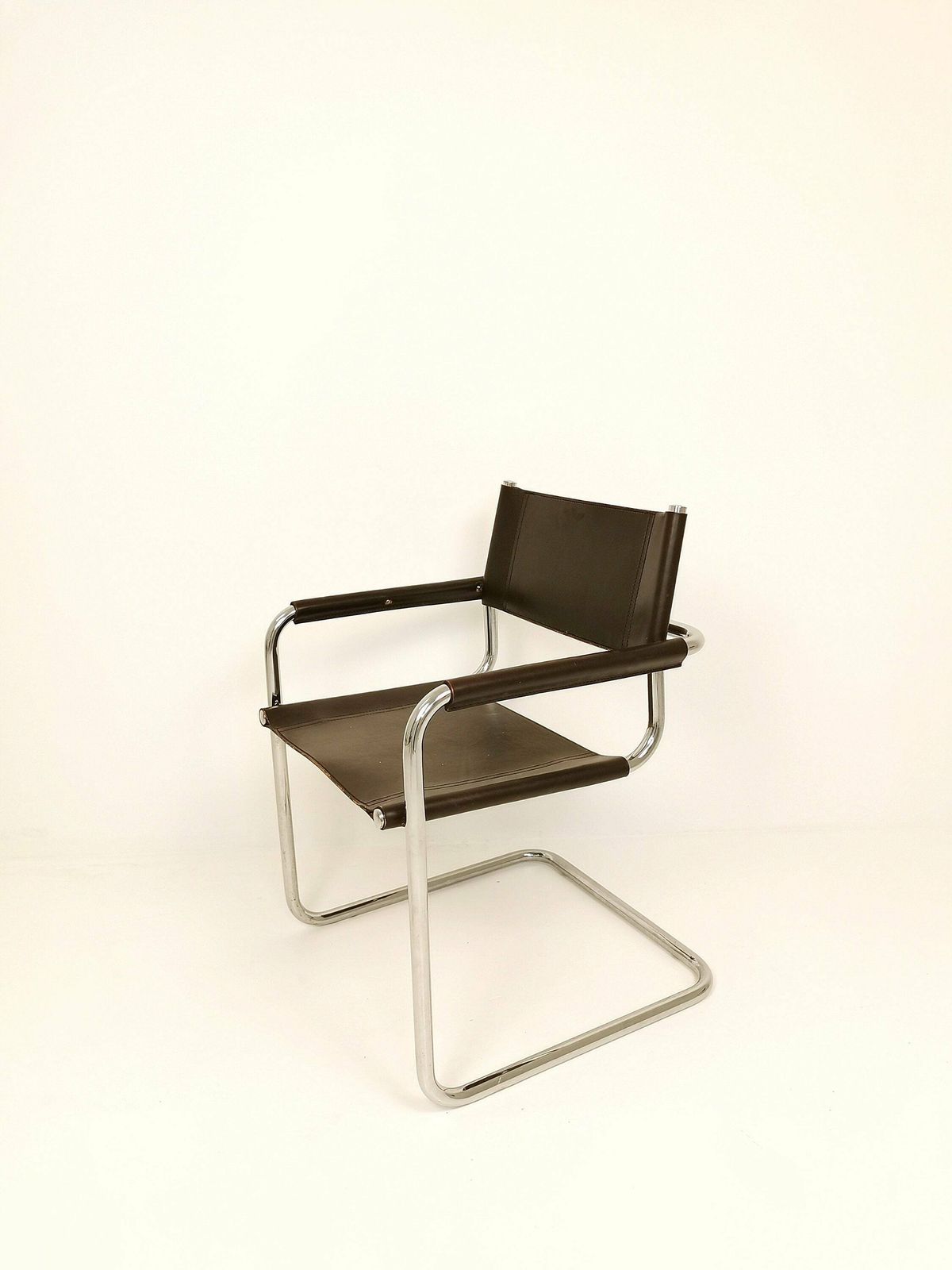 1 Of 6 Braun Mg5 Centro Studi Desk Chair By Mart Stam & Marcel Breuer For Fasem Italy, 1980s photo Furniture