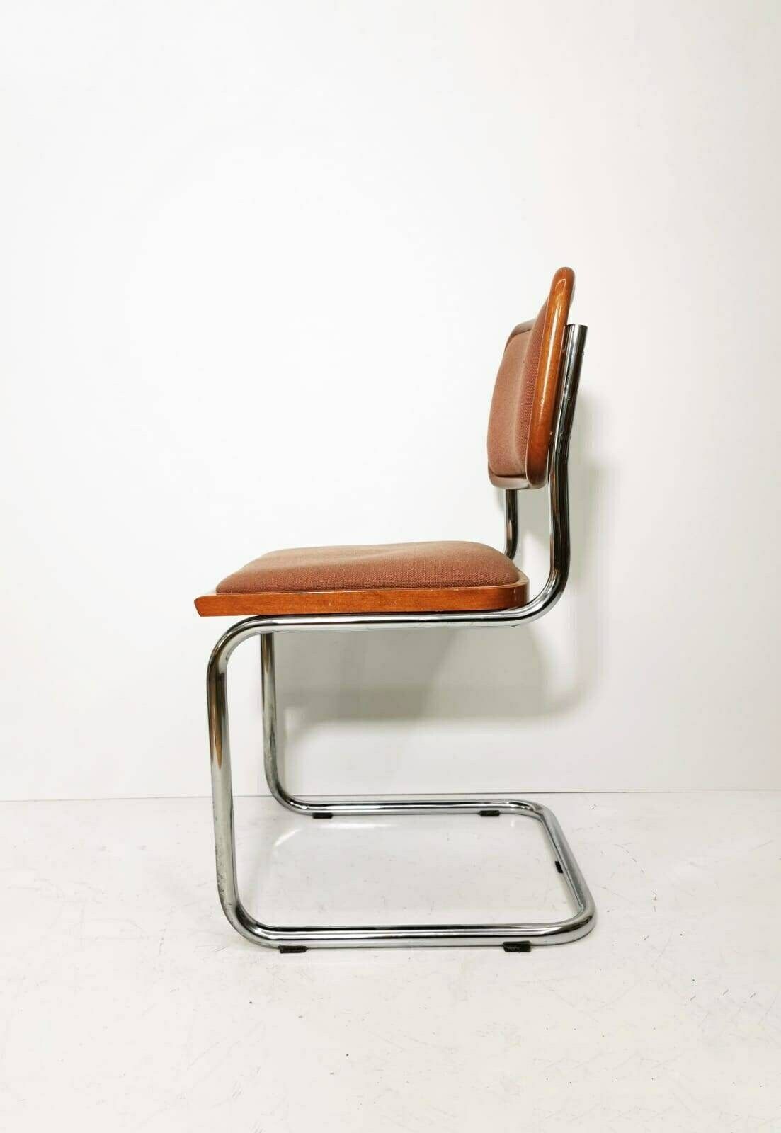 1 Of 2 Marcel Breuer B32 Upholstered Cesca Chair, Bauhaus Design By Bene photo Furniture