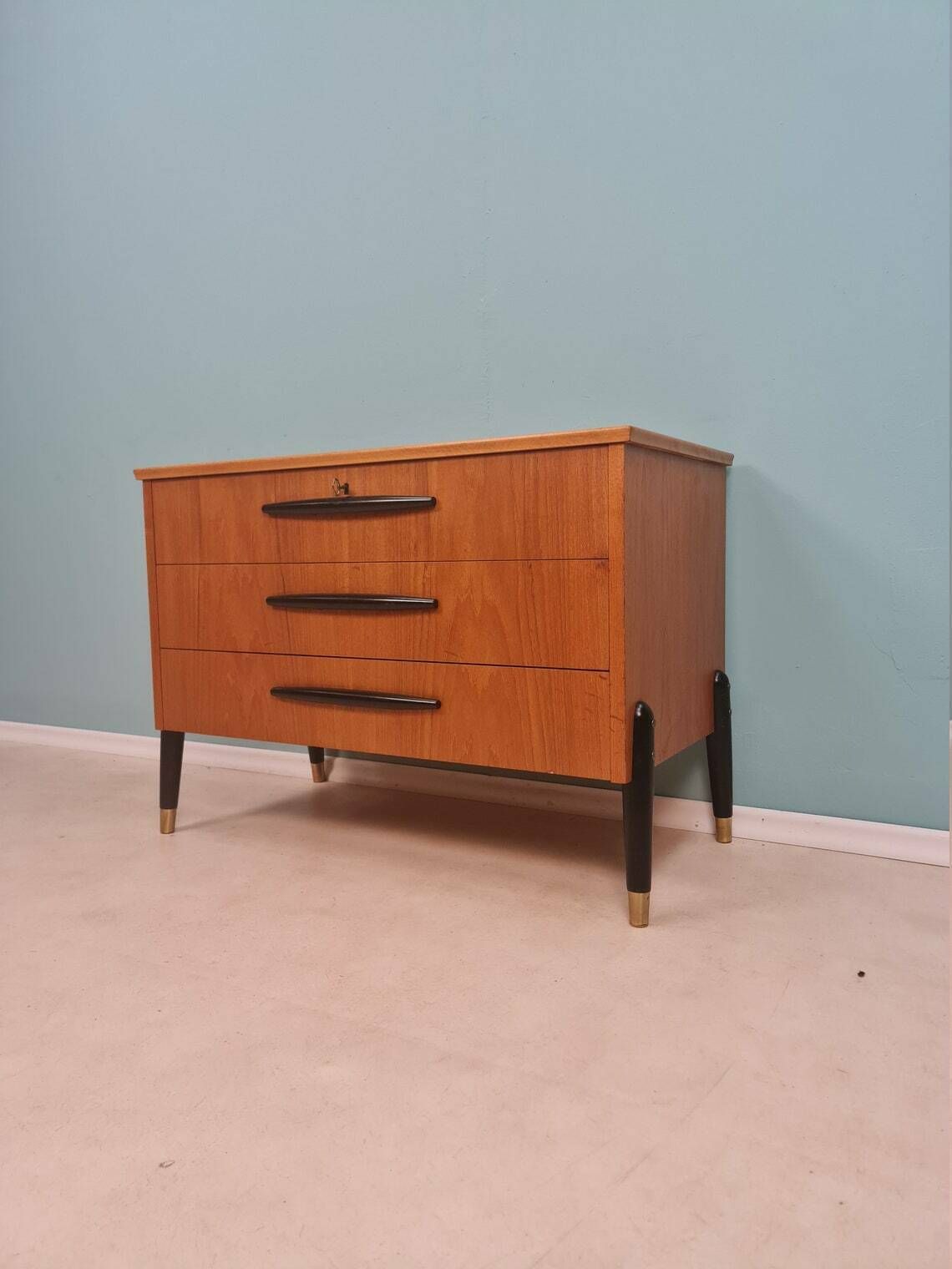 Midcentury Swedish Chest Of Drawers / Drawers Cabinet Teak By Bröderna Gustafsson, 1960s photo furniture