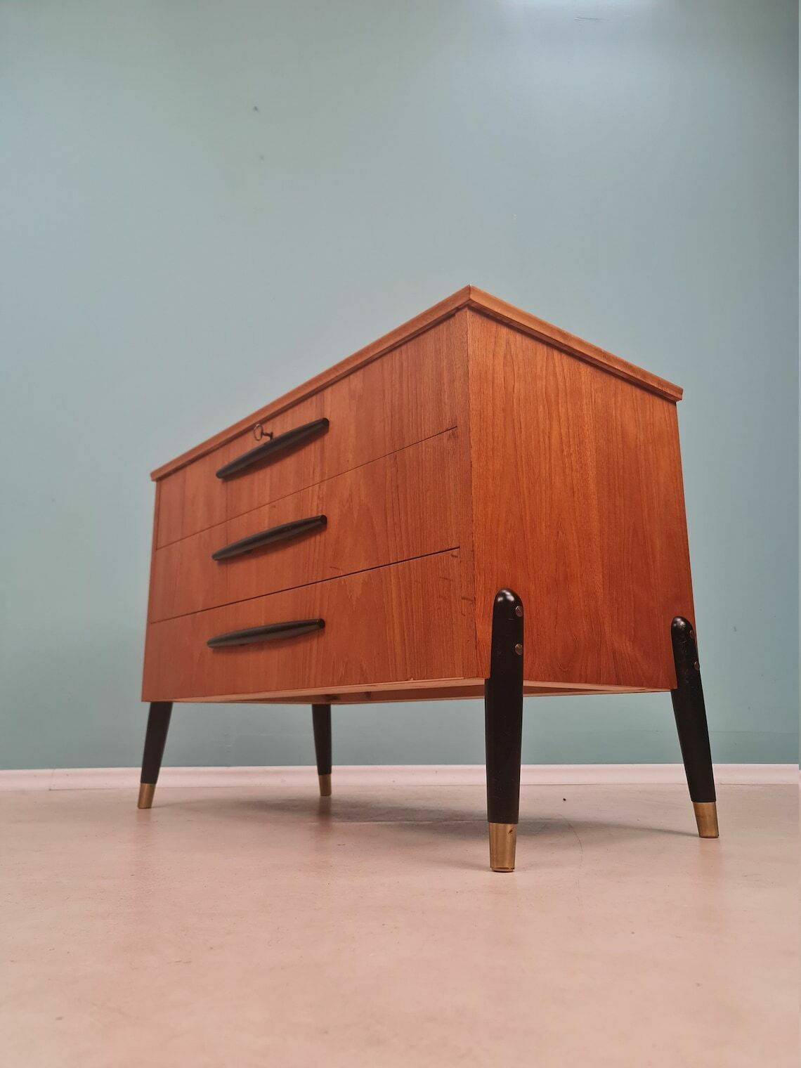 photo furniture Midcentury Swedish Chest Of Drawers / Drawers Cabinet Teak By Bröderna Gustafsson, 1960s