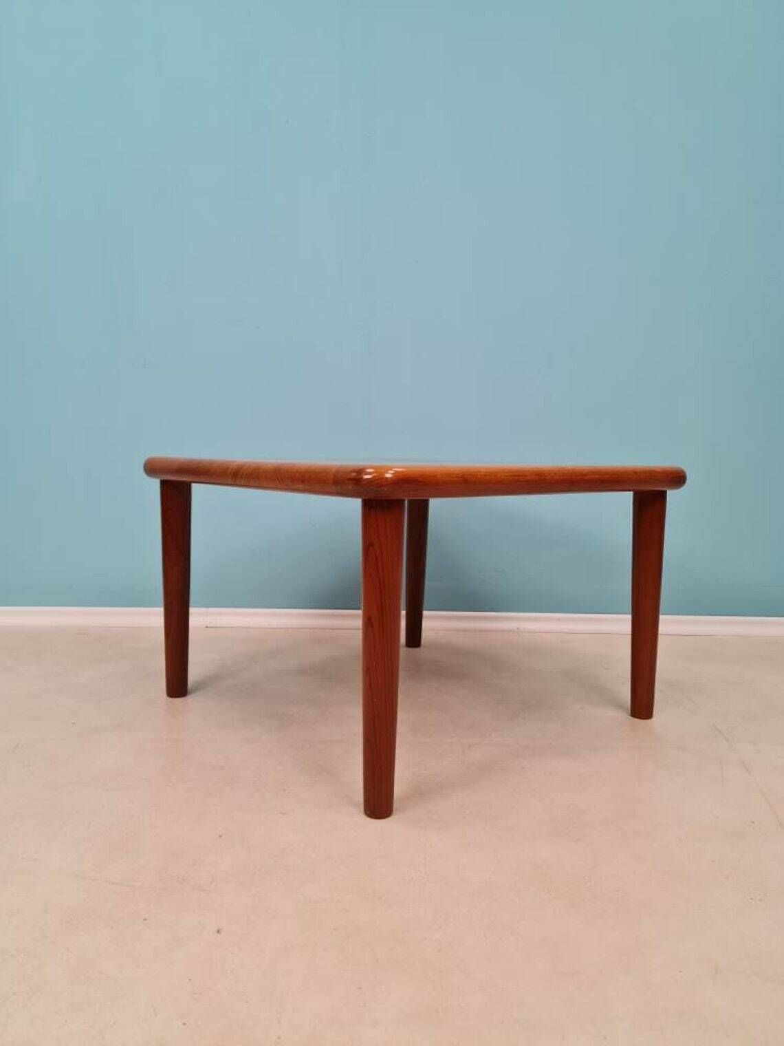 Danish Teak Coffee Table/ Side Table By The Danish Designer Grete Jalk For Glostrup Denmark From The 60s photo for sale