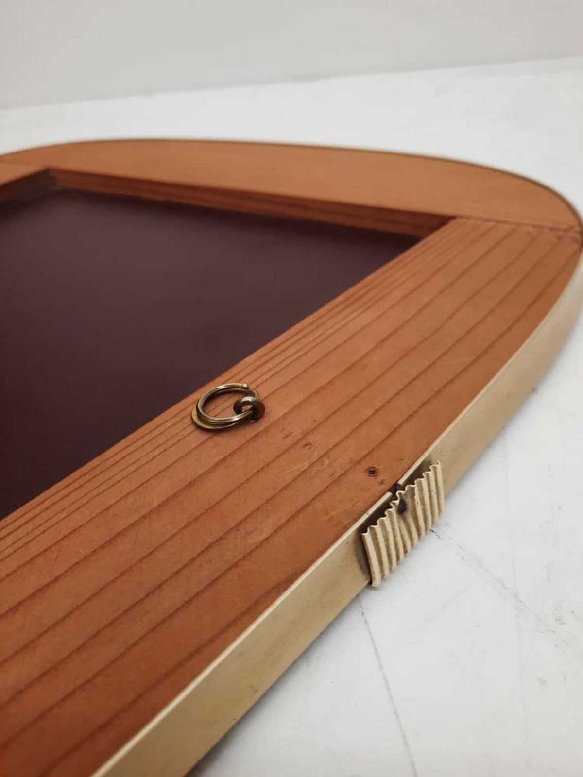photo for sale Mid Century Asymmetric Nieren Spiegel   Small Kidney Mirror From The 50s 60s Rockabilly