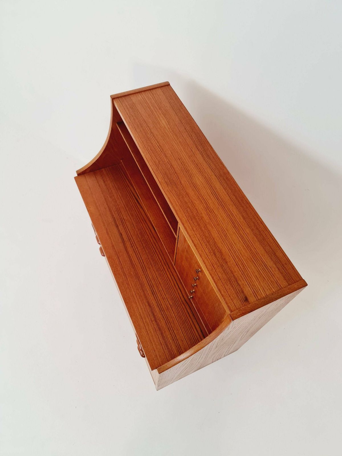 Midcentury Vintage Teak Secretary / Vanity /Make Up Table By Arne Wahl Iversen 1960s photo Furniture
