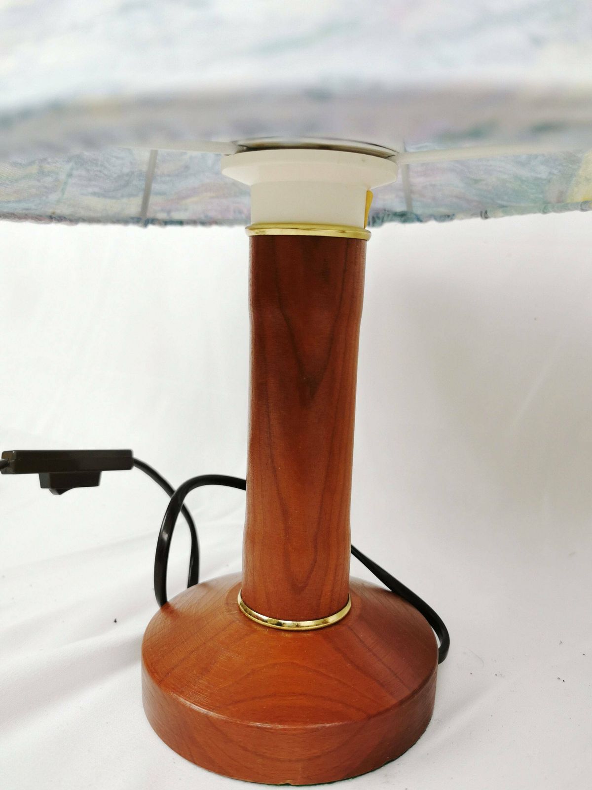 Rare Set Of 2x Danish Design Modern 60s Table Lamps Mid Century Teak Lights Table Lamp Sideboard Lighting photo Lighting