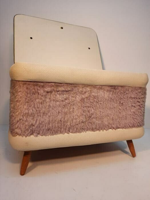 Beautiful Mid Century Modern Sewing Bench From The 1960s photo vintage
