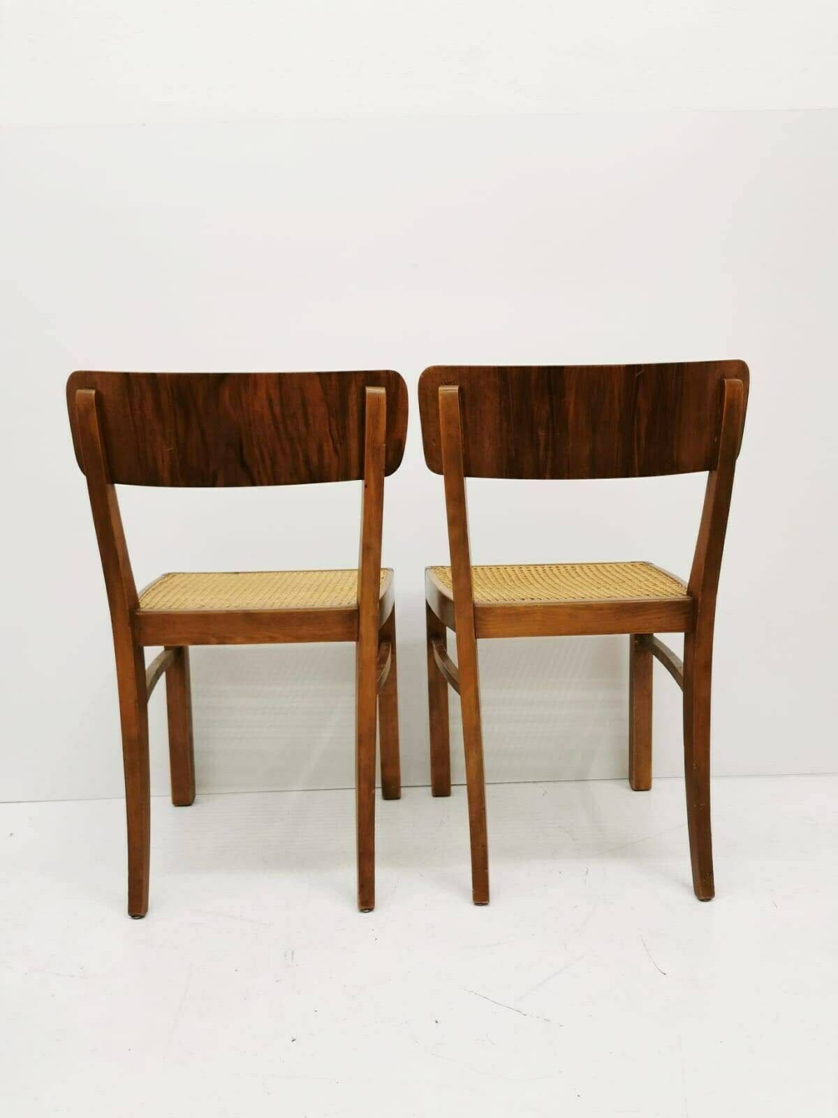 Rattan Wooden Chair Austria 1960s photo buy
