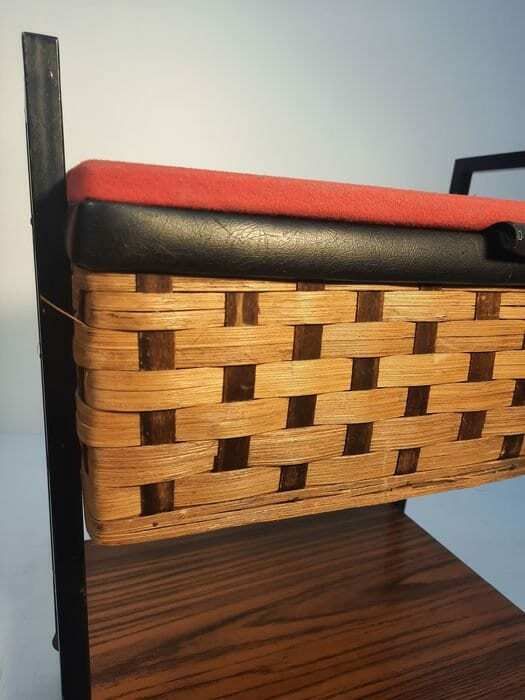 Sewing Box Sidetable From The 60s photo for sale