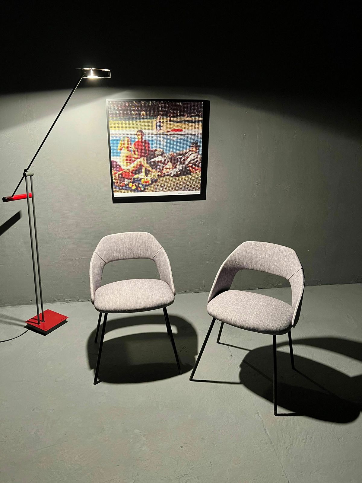 photo furniture Duo Of Barrel Chairs 1950, 1950s