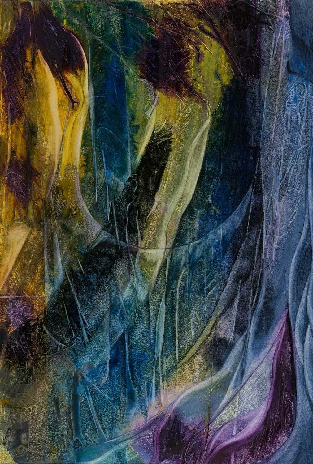 The Veil, Watercolour, Signed, Gonca Charistos