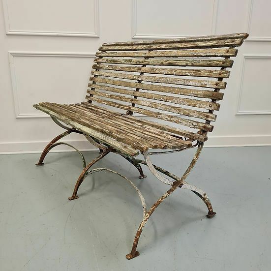 Antique French Garden Bench C1880 Free Delivery Eng/Wales