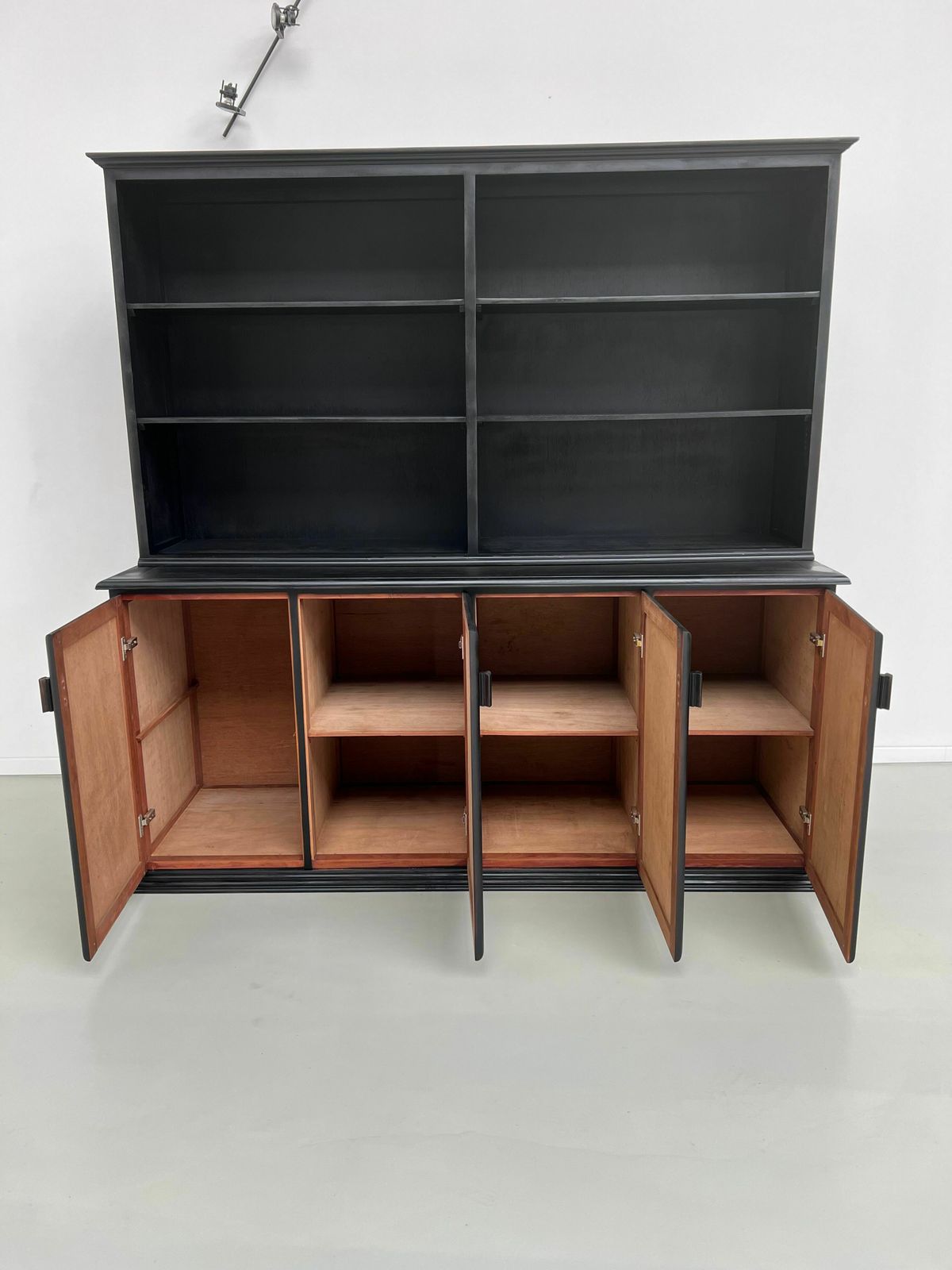2 Body Sideboard, Xxl Format, Old Wooden School Furniture photo for sale